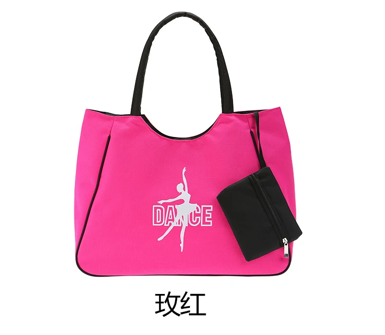 Взрослые женские розовые балетные сумки для женщин водонепроницаемые холщовые