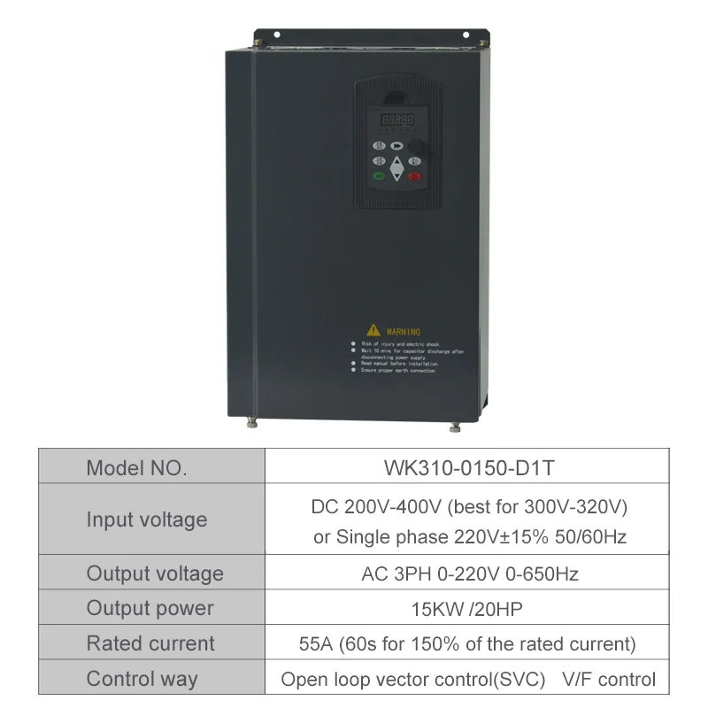 VFD 220V 15KW Солнечный фотоэлектрический инвертор регулятор мощности для использования насоса - Цвет: 15kw