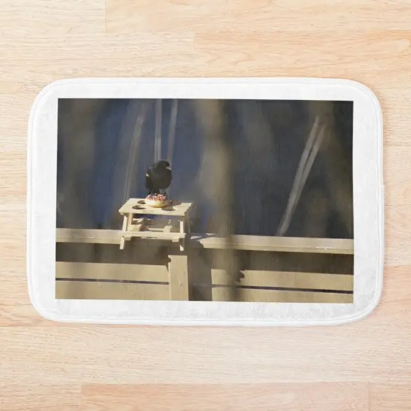 Красивая птица которая сделает перерыв. Коврик для ванной коврик дома