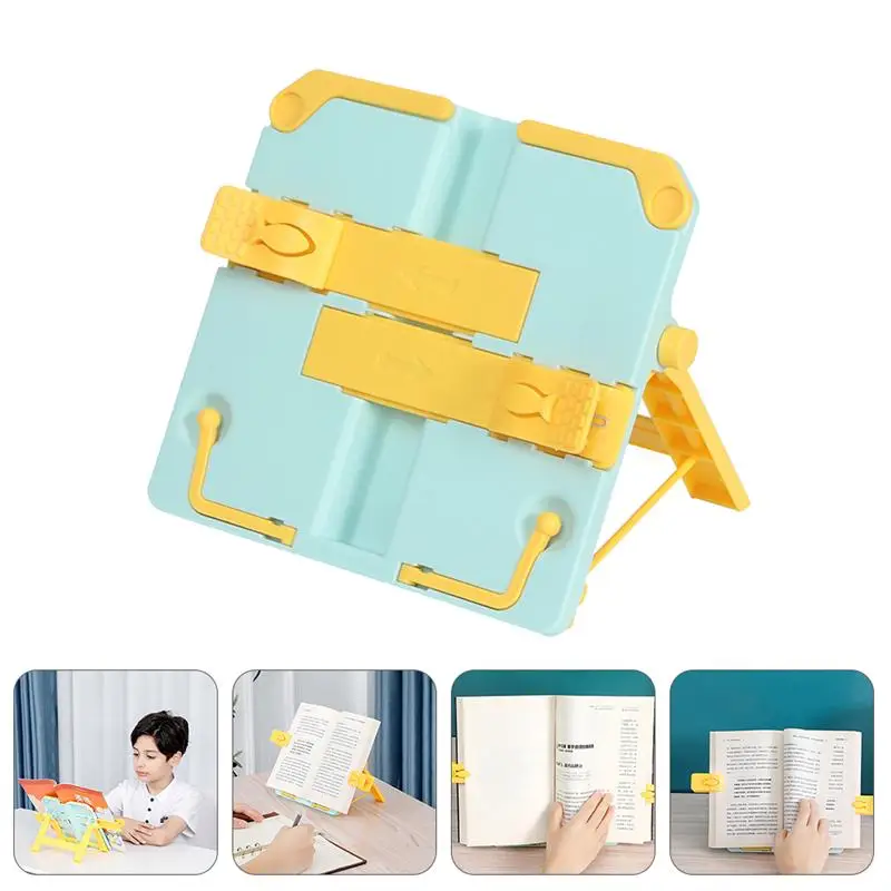 

Multicolor Book Stand Holder Portable Foldable Bookend Bookstand Reading Support For Student Children Writing Bracket Office Use