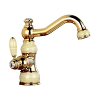 high quality new arrival copper hot and cold single handle single hole basin faucet soft water classic mixed tap for bathroom