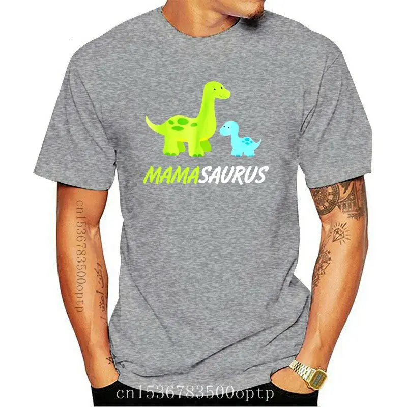 

mamasaurus cute and sweet mom family dino t shirt men Designing Short Sleeve Round Collar Sunlight Casual summer tshirt