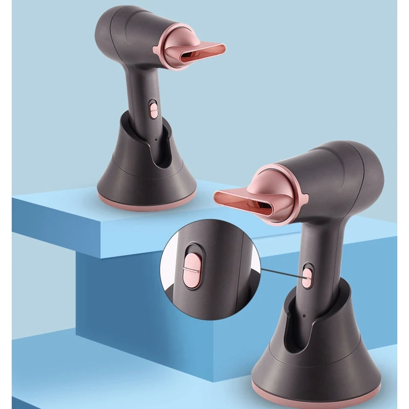 

AD-Rechargeable Hair Dryer Wireless Hot/Cold Air Blow Dryer Portable Strong Power Barber Salon Styling Tools US Plug