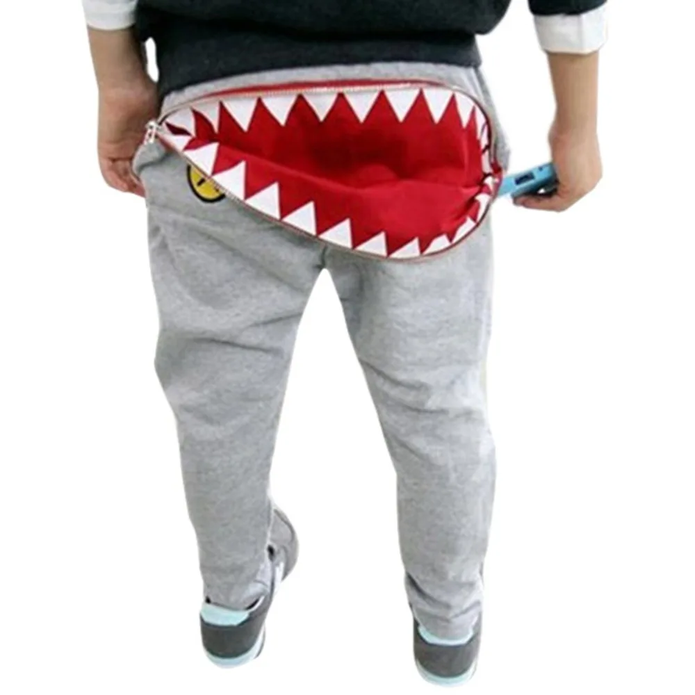 Штаны шаровары на молнии для новорожденных мальчиков и девочек повседневные