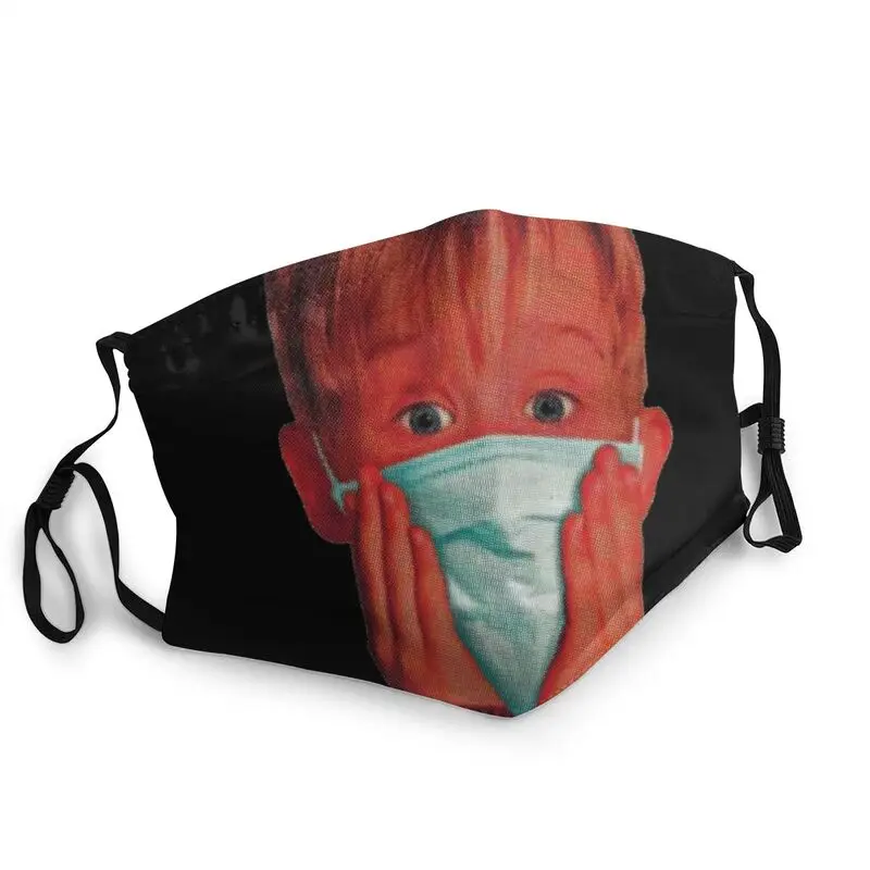 

Funny Meme Kevin McCallister Reusable Unisex Home Alone Mouth Face Mask Anti Haze Dust Protection Cover Respirator Mouth Muffle