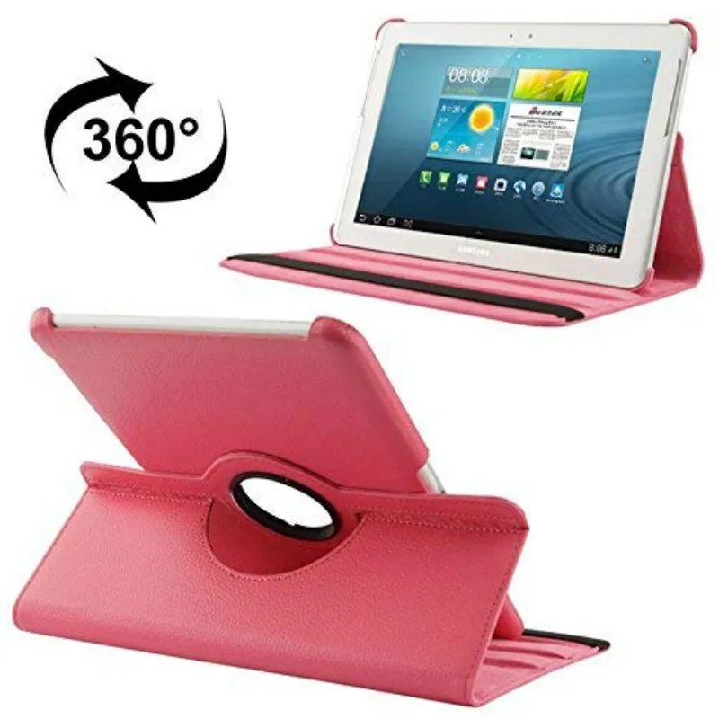 Вращающийся чехол подставка для планшета Samsung Tab 2 10 1 GT P5100 P5110 P5113 из искусственной