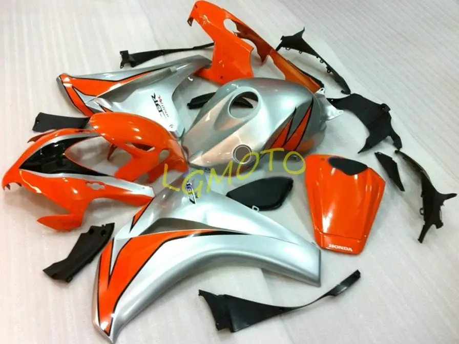 

injection bodywork HONDA CBR1000RR 08 09 10 11 fairings kit free custom honda cbr1000rr 2008-2011 2009 2010 #K28D6 ORANGE SILVER