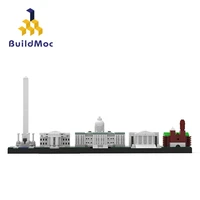 moc 50791 40926 city skyline building block kit diy assemble construction brick model toy set birthday gift for kids adults