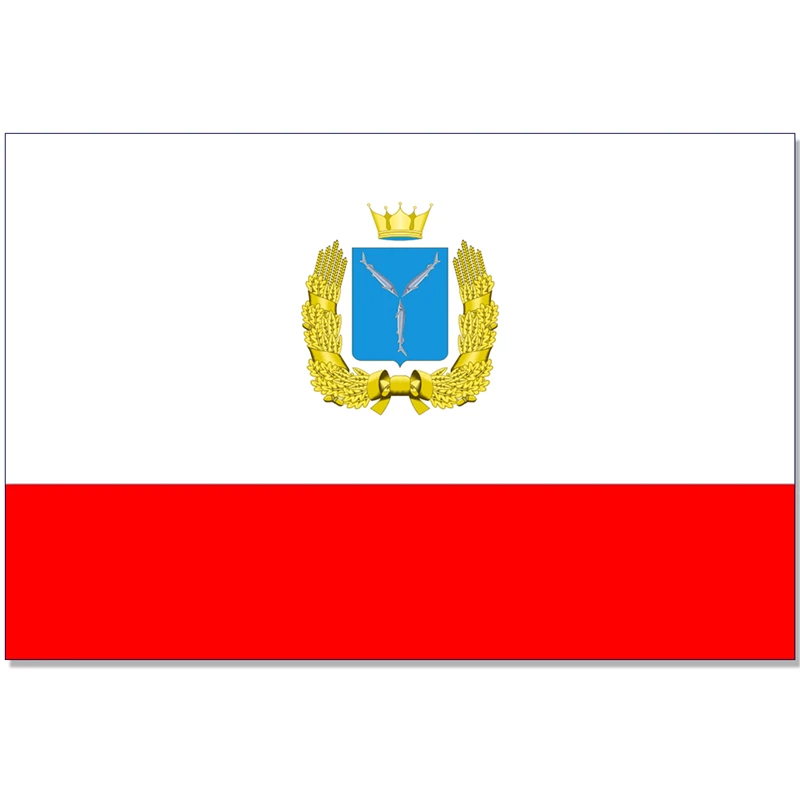 

Saratov Oblast flag Russia State Flag 60x90CM/90x150CM/120X180CM 100D Polyester 2X3FT/3x5FT/4X6FT brass grommets custom flag