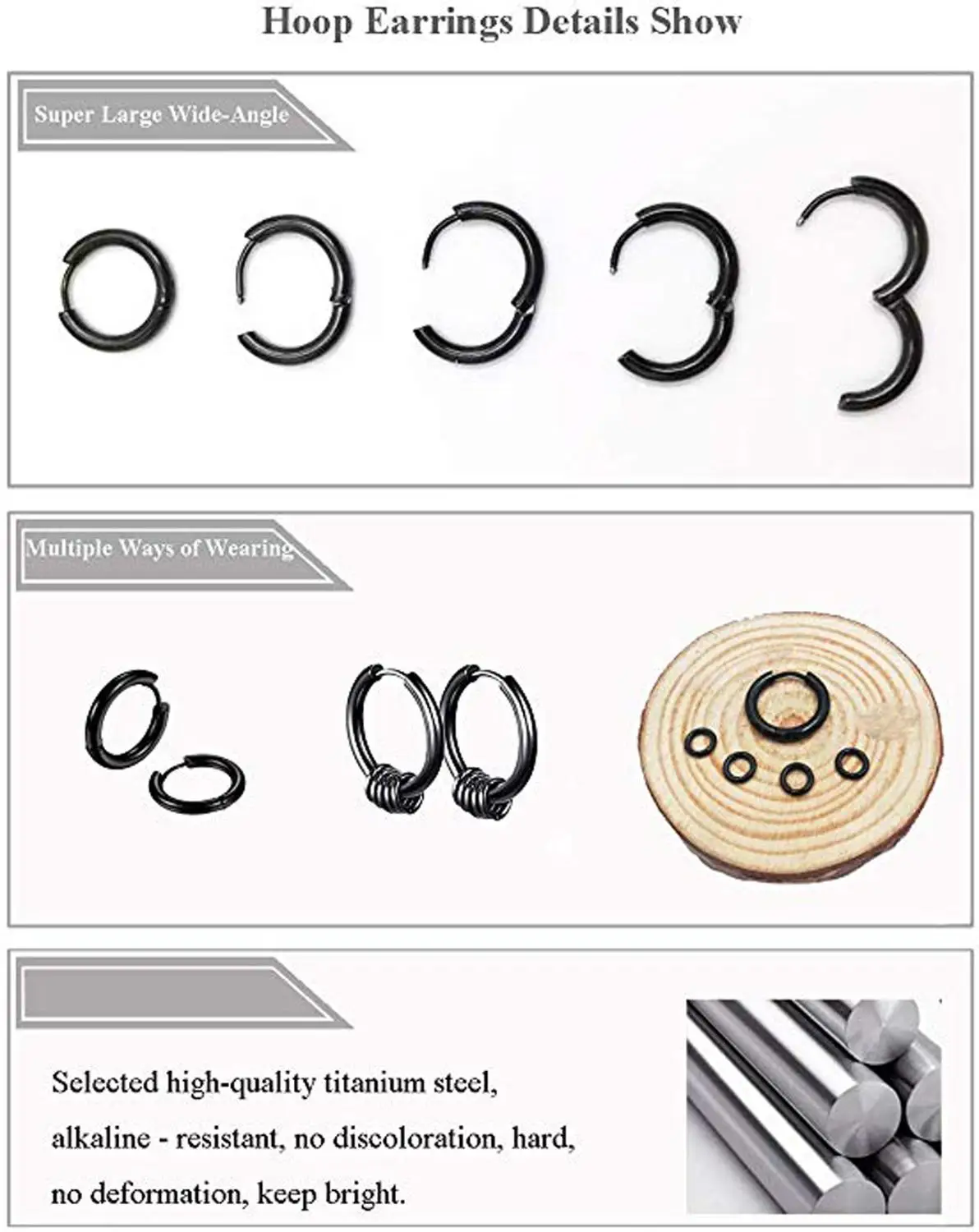 Мужские круглые серьги кольца простые Стильные гвоздики маленькие пирсинг в