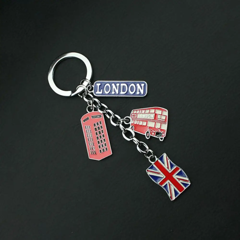 UK Flag Metal Keychain Souvenir Union Jack Keyring Car Bag Charms | Украшения и аксессуары