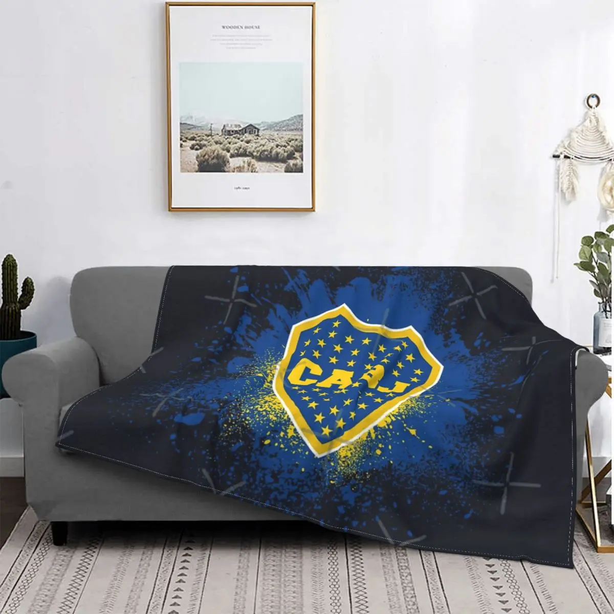 

One Life One Colours Argentina Blanket Bedspread Bed Plaid Muslin Fluffy Plaid Blanket Hoodie Beach Towel Luxury
