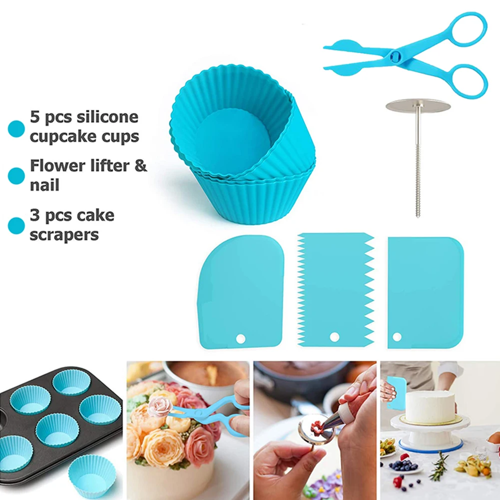 

Cake Decoration 87 Pcs Cake Mould Tool Set Squeezing Cream Baking Tools Baking Cake Accessories Cream Cake Decorating Tools