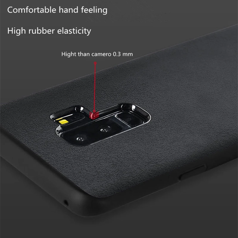 Чехол для Samsung Galaxy S9 S8 S10 Plus Note 8 9 роскошный чехол из итальянской замши телефона 10