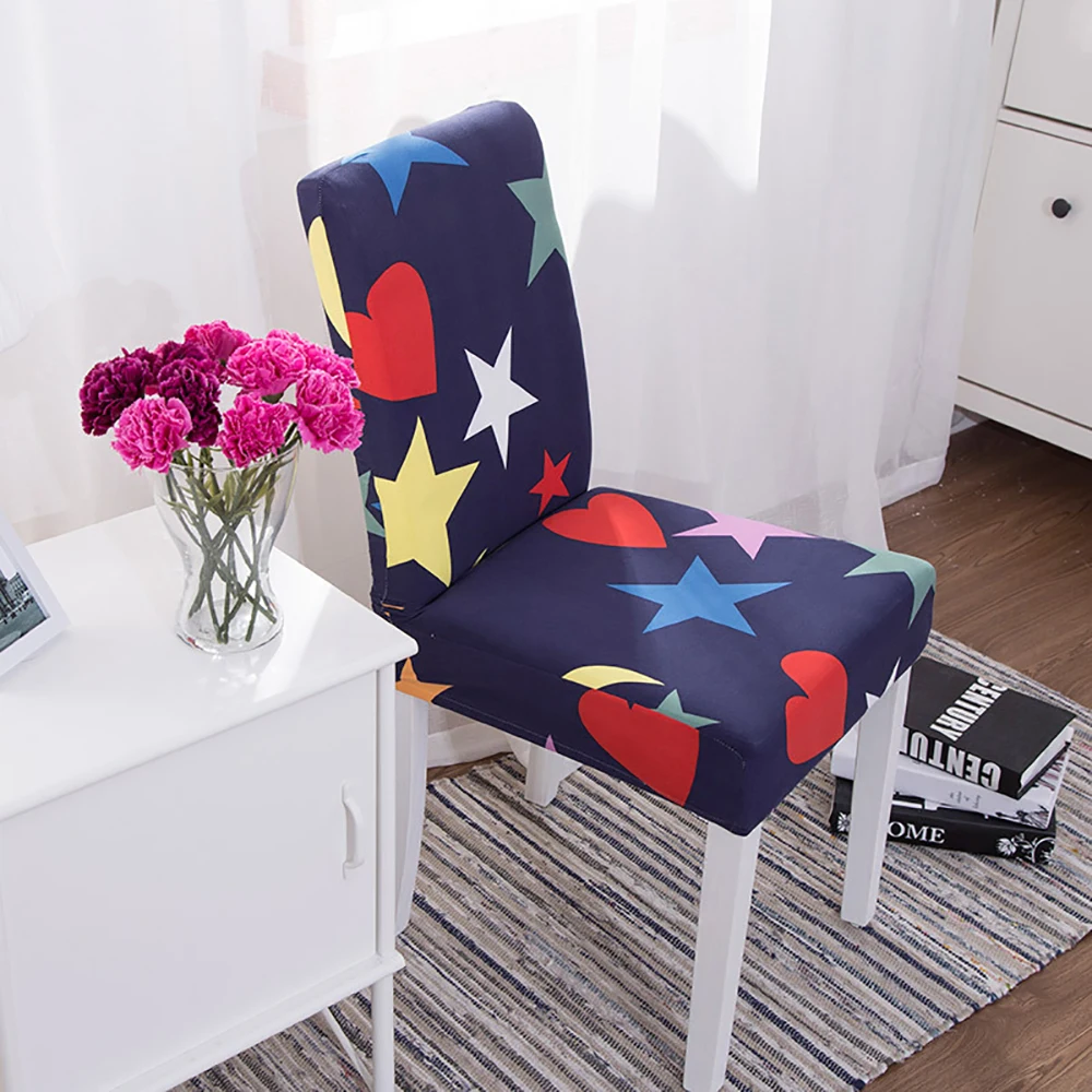 Личи Простой Цветочный узор Чехол для стула эластичные чехлы на кресла дома