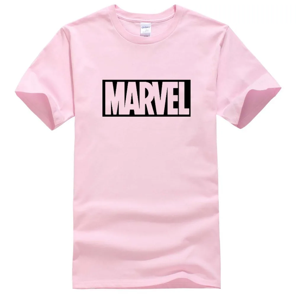 MARVEL футболка женская мода 100% хлопковые футболки для детей летняя Топы Женские