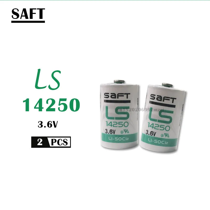 2 шт. новое оригинальное Saft LS14250 1/2AA 3,6 V PLC оборудование для промышленной автоматизации CNC машина Литиевая батарея