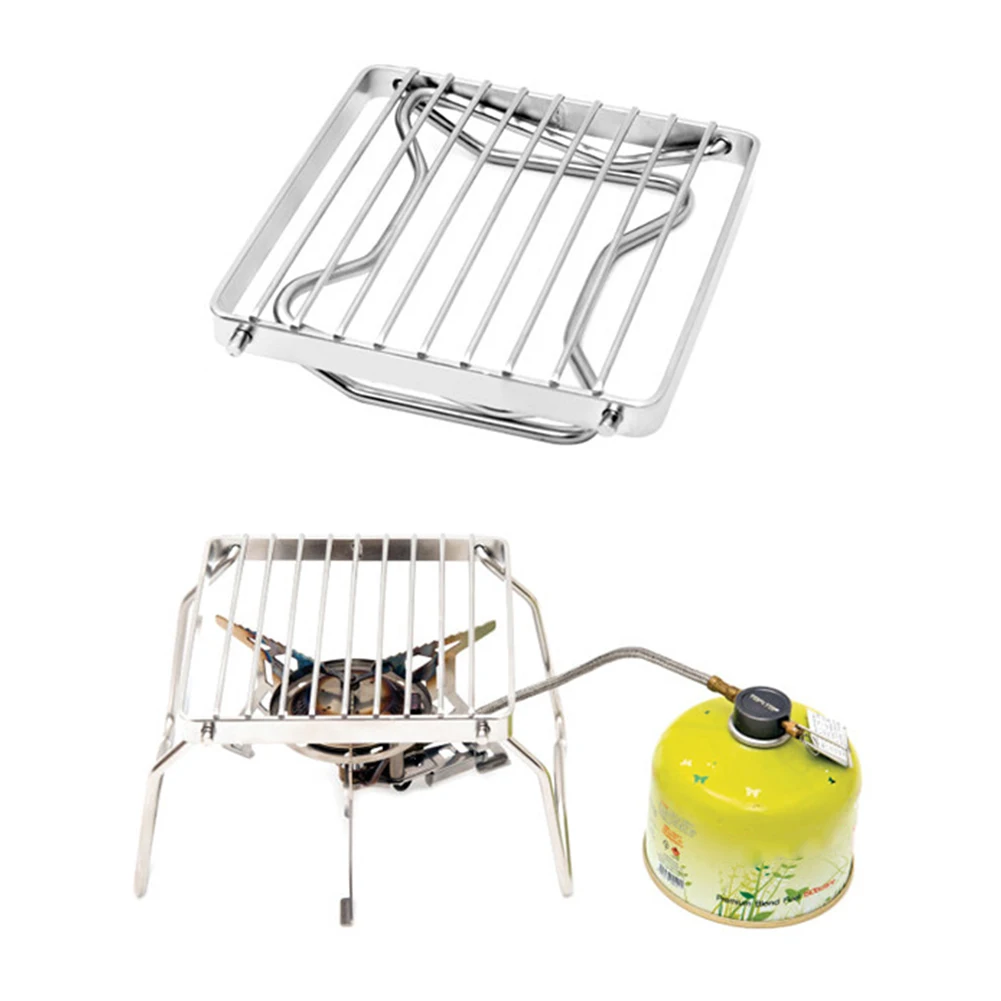 Уличный портативный мини-гриль для барбекю из нержавеющей стали с сумочкой