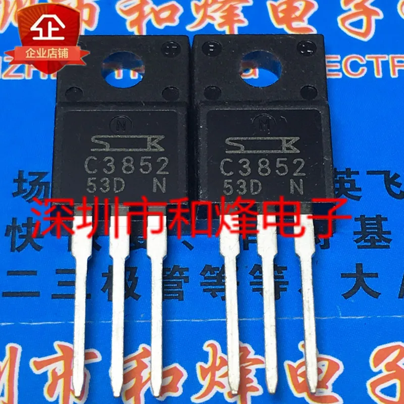 

10 шт. 2SC3852 C3852 TO-220F 3A 100V
