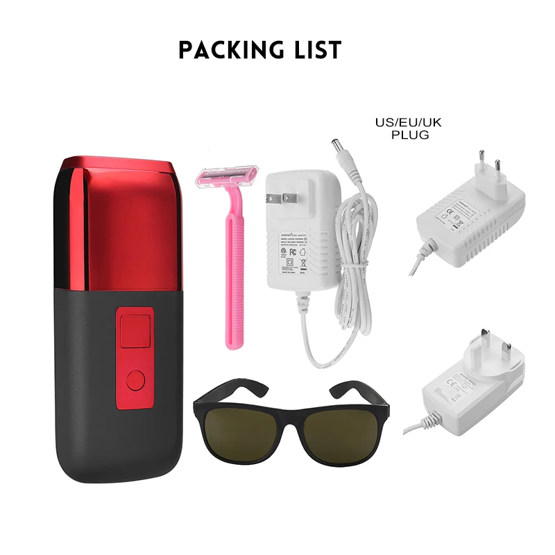 

999999 Flashes IPL Laser Epilator LCD Display Painless Photoepilator Permanent Hair Remover Device for Face Arms Bikini Line Leg