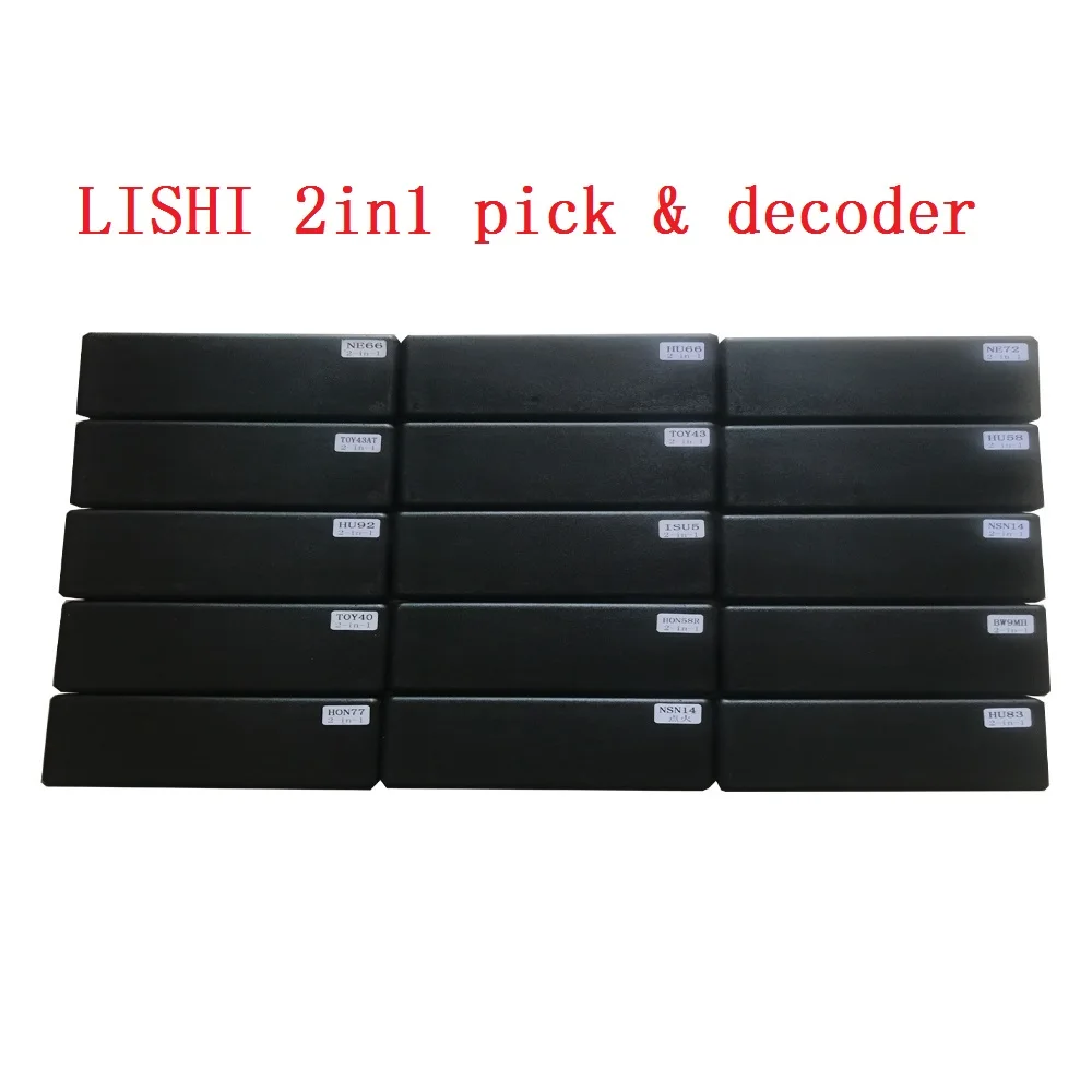Слесарный инструмент LISHI 2 в 1 слесарный HU43 hu46 hu49 hu56 hu58 hu64 hu66 hu83 hu87 hu92 hu100 hu101 hu100R HYN11