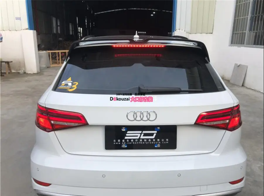 Углеродное волокно заднее крыло багажника выступ Спойлеры OE style подходит для AUDI A3