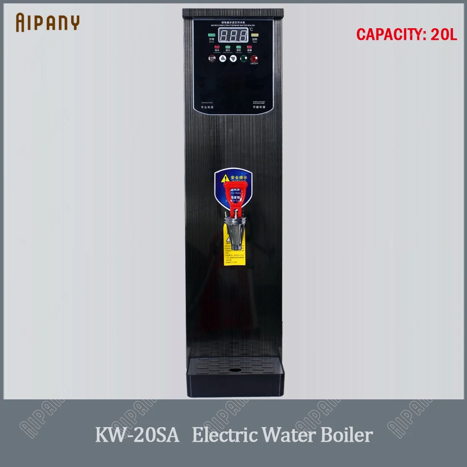 KW10SK коммерческий Электрический бойлер для воды 6L/10L/20L/30L кипячение воды машина из нержавеющей стали диспенсер для горячей воды