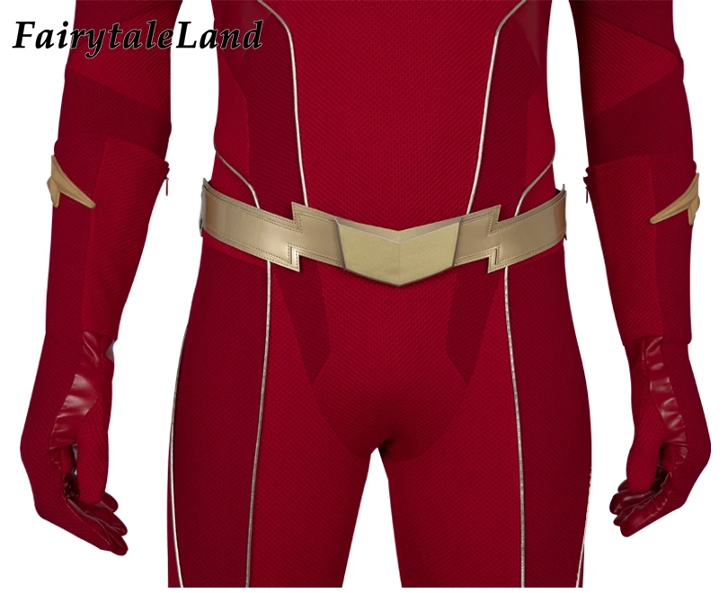 

The Flash Season 6 Barry Allen Cosplay Gloves Halloween Carnival Superhero Costume Accessories Flash Props Red Hand Wear