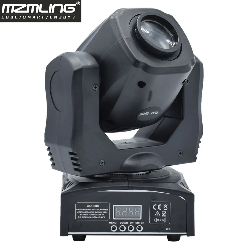Светодиодный 60 Вт Точечный светильник DMX512 подвижный головной 7 цветов + Белый
