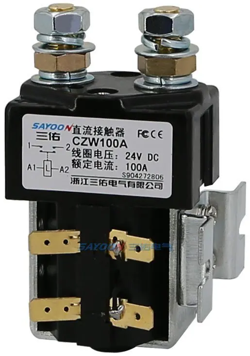 SW80 100A DC6V 12v 24V 36V 48V 60V 72V контактор используется для электрических транспортных