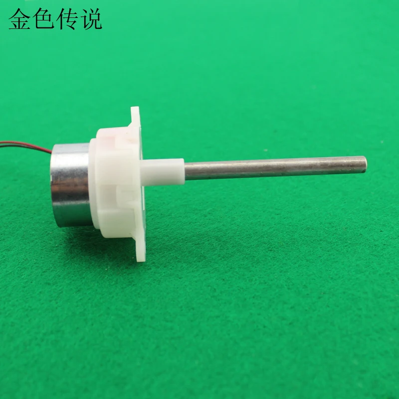 White round 300 gear motor (blind hole shaft) low speed long axis miniature DC motor solar motor