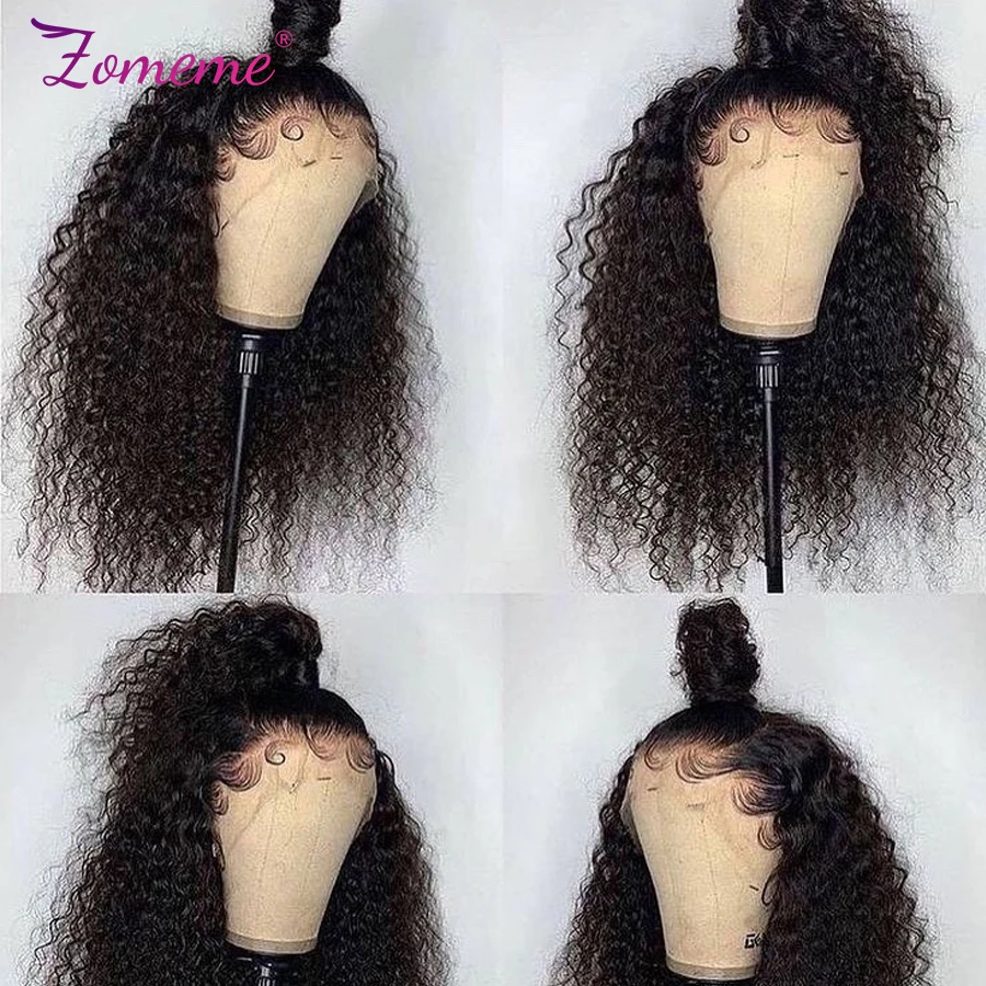 Парик из натуральных вьющихся человеческих волос 30 дюймов 360 плотность - купить