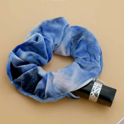 

Hot Sale Zip Scrunchies Korea Velvet Hairbands Leopard Hair Ties Pocket Scrunche With Zipper Ponytail Holders Hair Accessories