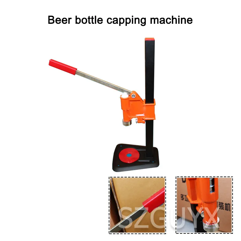 Коммерческое руководство бутылочного пива Кепки для настольного соды Стекло