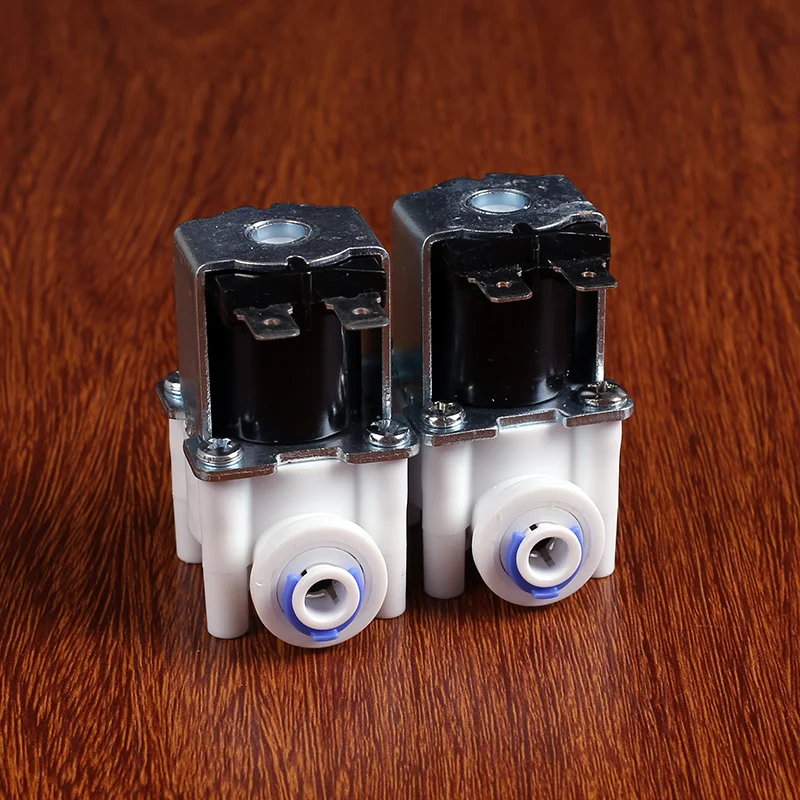 Пластиковый Соленоидный клапан 1/4 'ɳ/8'' OD PE трубка NC Электромагнитный 24V DC