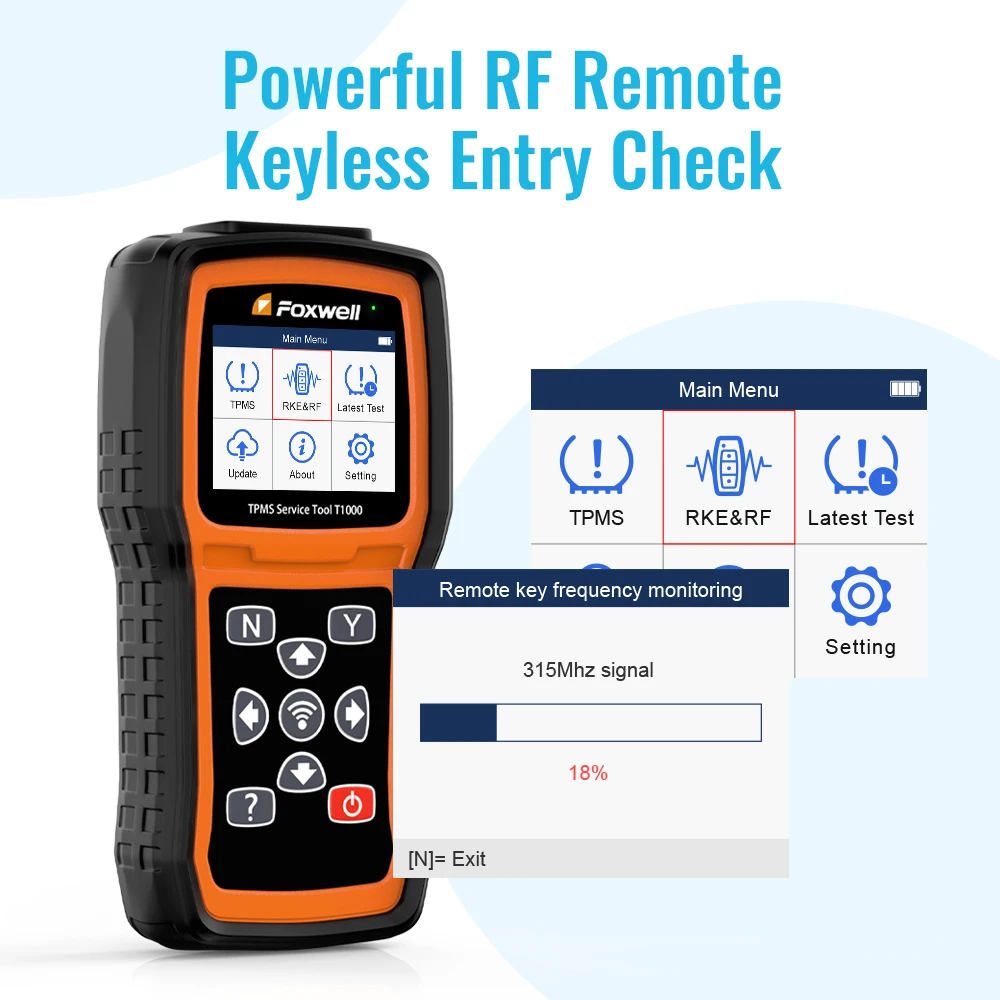 FOXWELL T1000 TPMS программист шины Система контроля давления триггер инструменты