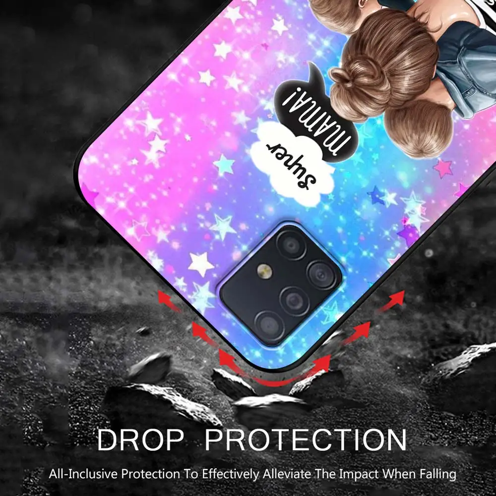 

Phone Case for Samsung Galaxy A51 A71 A70 A50 A40 A20s A30 A10s A20e A10 A02s A01 Silicon Back Cover Cute Llama Alpaca Animals