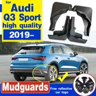 Брызговики для автомобиля, брызговики для Audi Q3 sport, 2019, 2020, брызговики для автомобиля, передние и задние колеса, мягкие пластиковые аксессуары