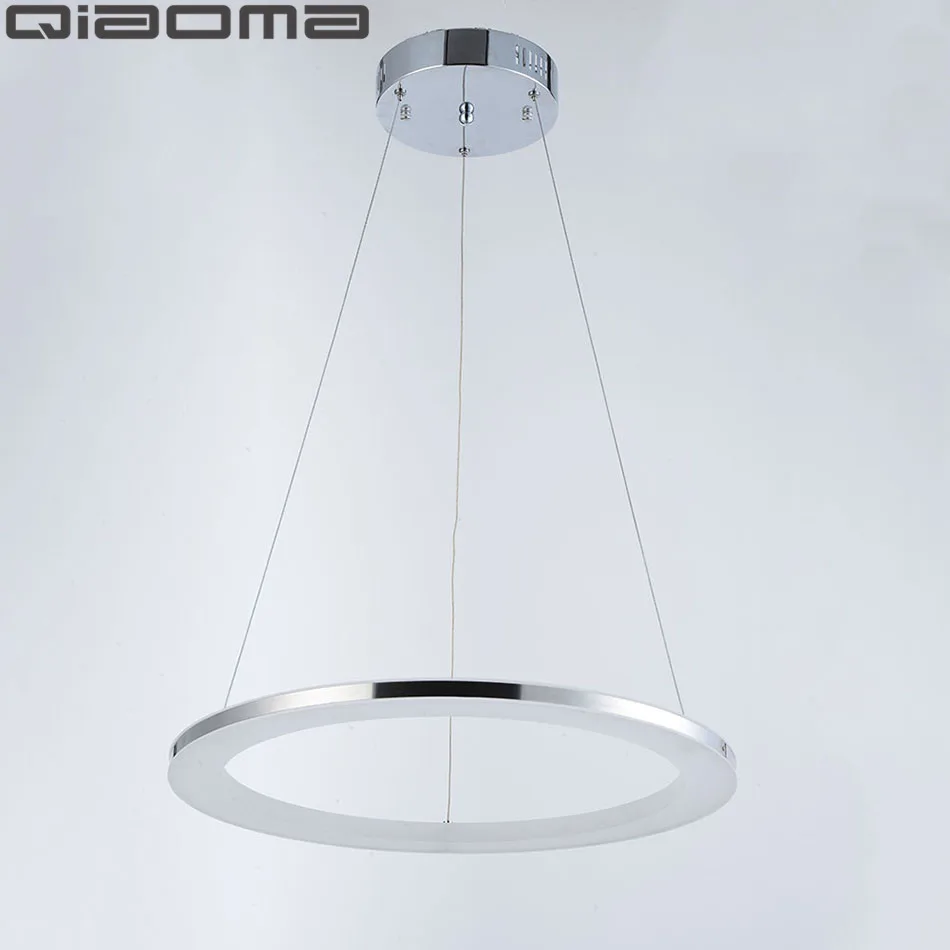 Современная светодиодный весная светодиодная лампа однокольцевой акриловый