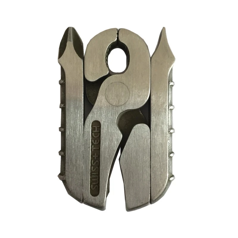 Высококачественный миниатюрный многофункциональный инструмент-8 в 1 брелок для