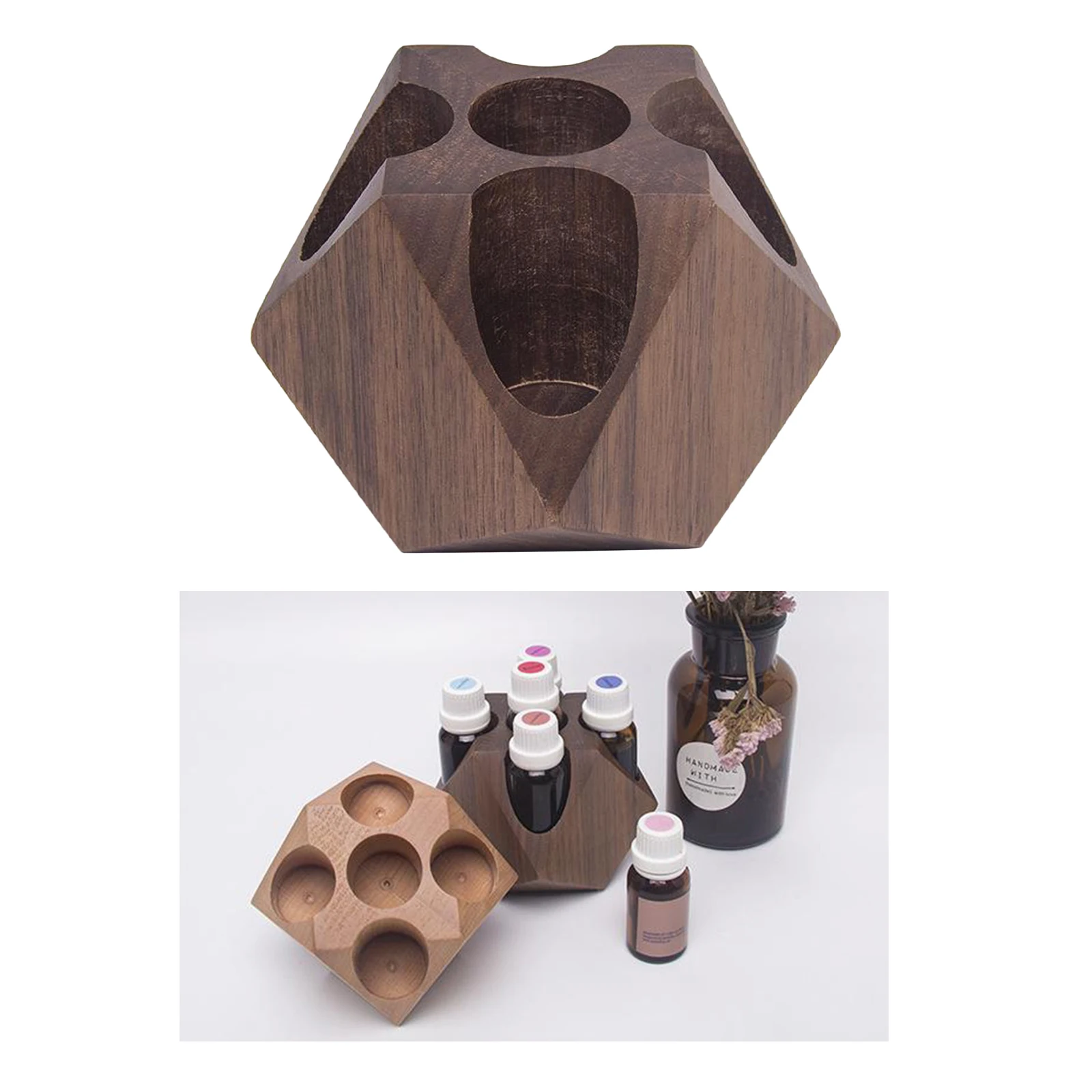 

Wooden Organizer Storage Center for Bathroom Vanity Decoration, Countertops,