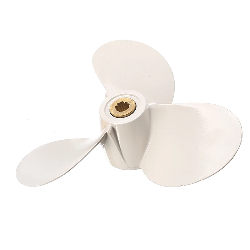 

Marine Propeller Aluminum Alloy For 4-6HP Outboard 3 blades Replacement Exterior Boat