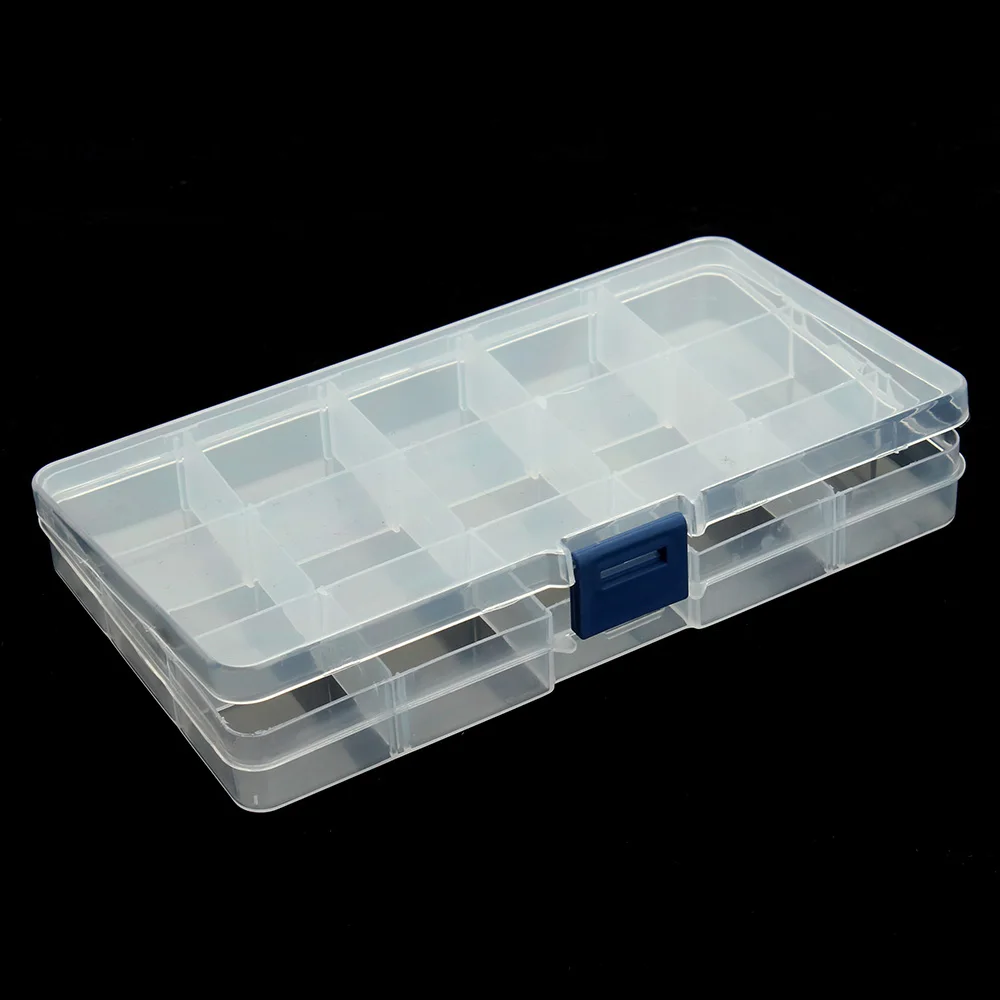 

Оптовая продажа Регулируемый прозрачная пластиковая коробка для хранения ювелирных изделий, органайзер для бисера для самостоятельного и...