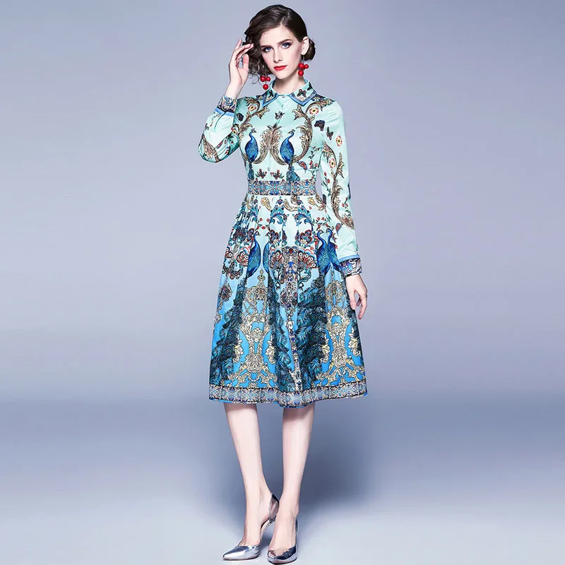 Высокое качество платье 2020 сезон: весна лето для девушек длинный рукав топ с