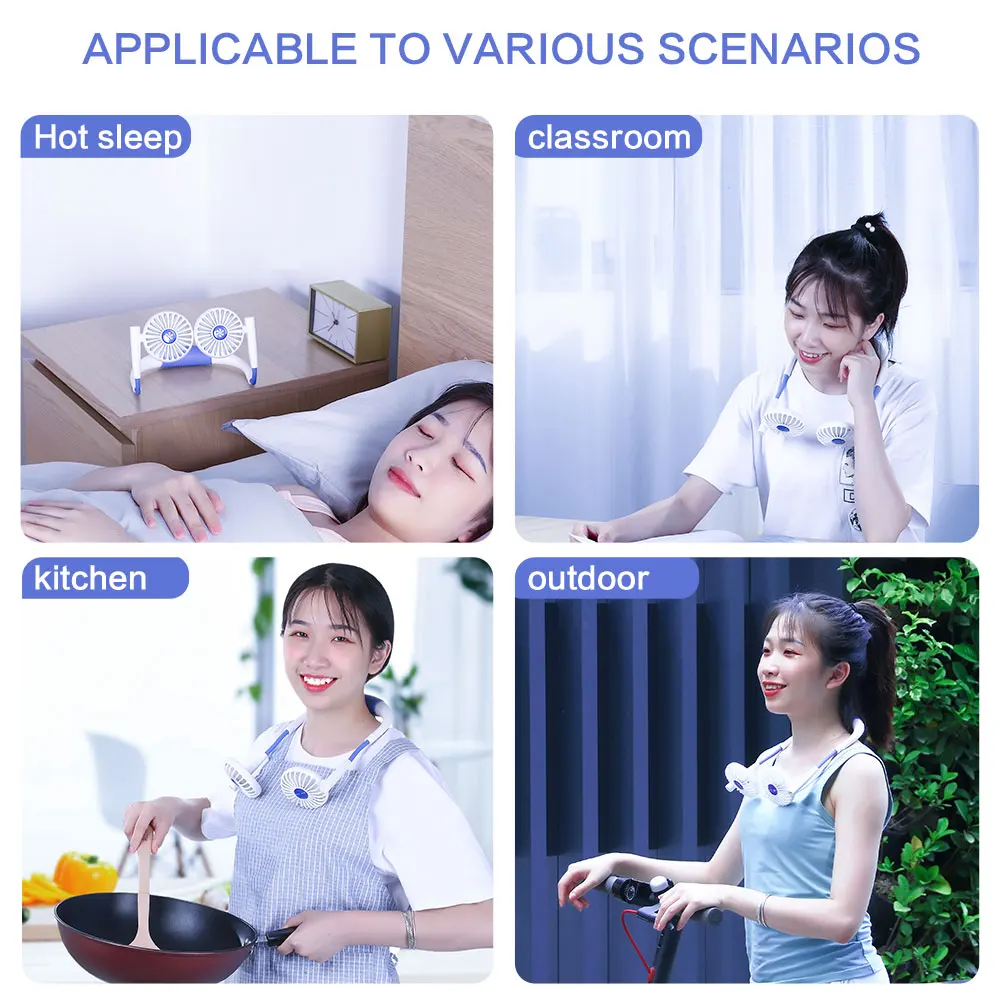 Портативный подвесной вентилятор для шеи SmartDevil мини кондиционер с воздушным