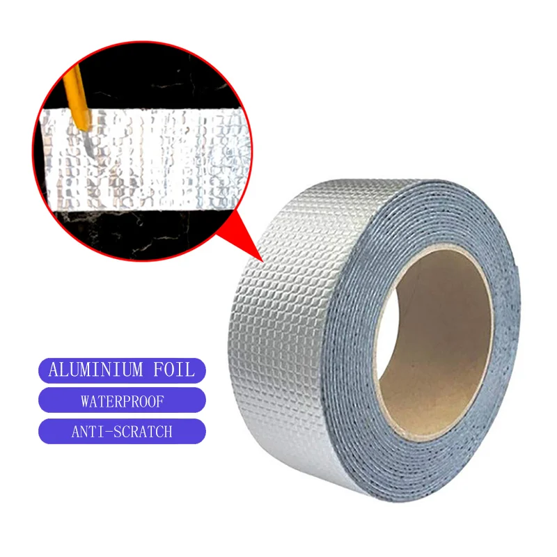 Прочная алюминиевая фольга Бутилкаучуковая лента для ремонта уплотнительная