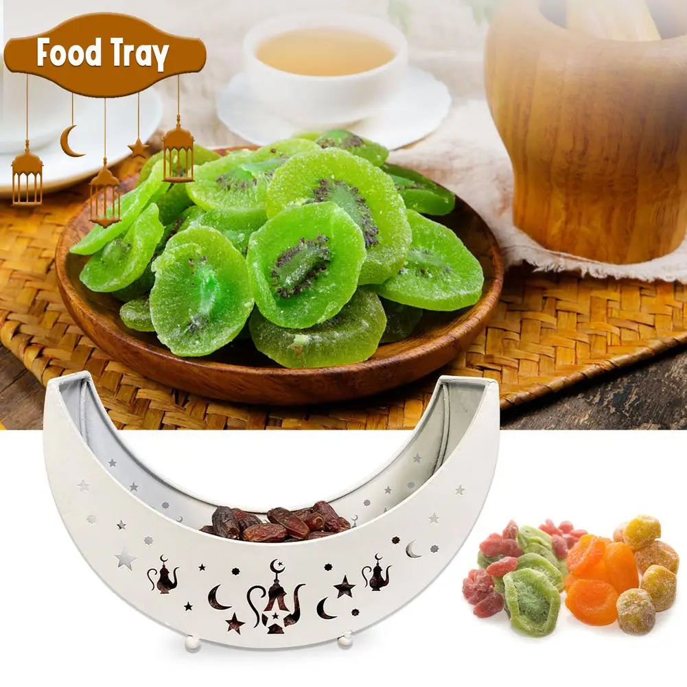 

Tray Tableware Dessert Food Storage Container Muslim Eid Food Tray Moon Serving Tray Ramadan Muslim Islamic Party Supply