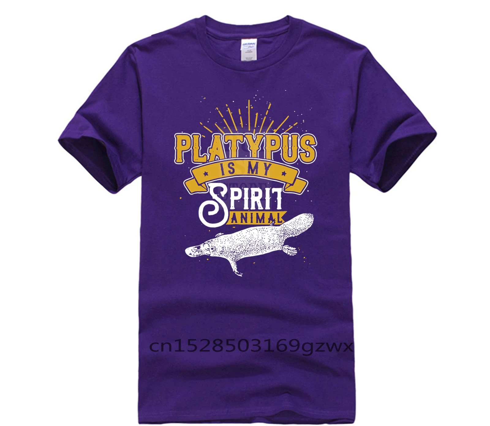 

Summer Mens T Shirt Clothing My Spirit Animal Is A Platypus 8579 Amazing Short Sleeve Unique Casual Tees Fashion summer T shirt