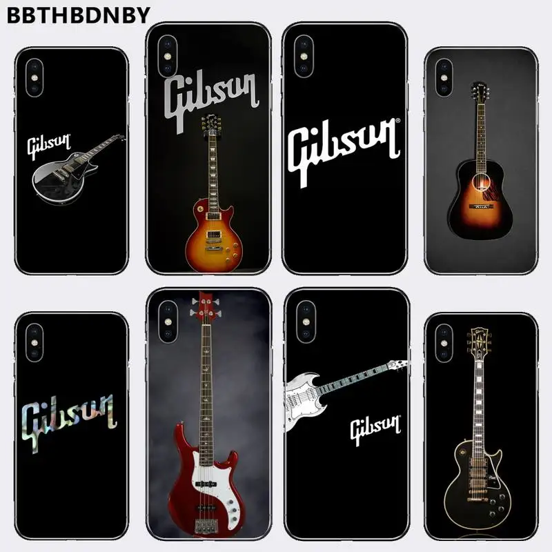 Чехол для телефона Gibson Guitar iphone 13 14 12 plus x xs xr 11 pro max