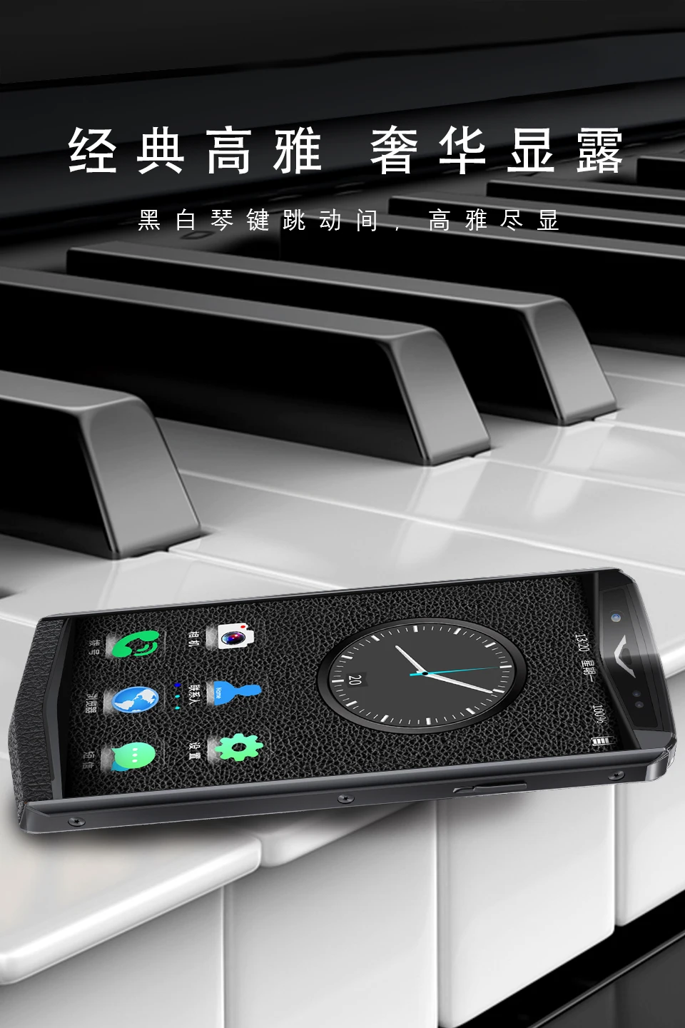 M17 Celular смартфон Android 8,1 металлический кожаный корпус лицо ID Мини Роскошные сотовые телефоны Dual Sim 3g ram 32ROM 4G LTE смартфон